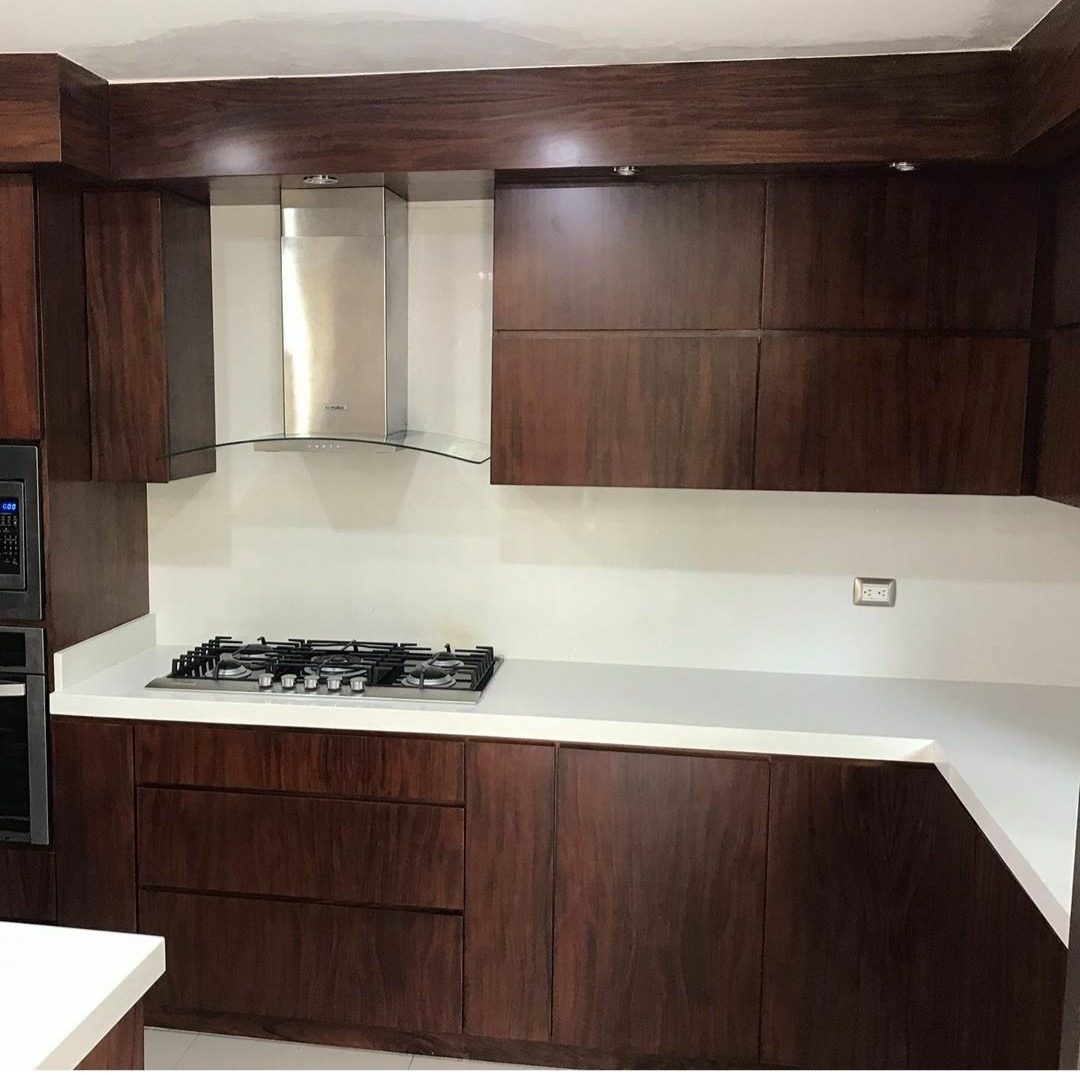 Walnut kitchen by Big Nation Woodshop