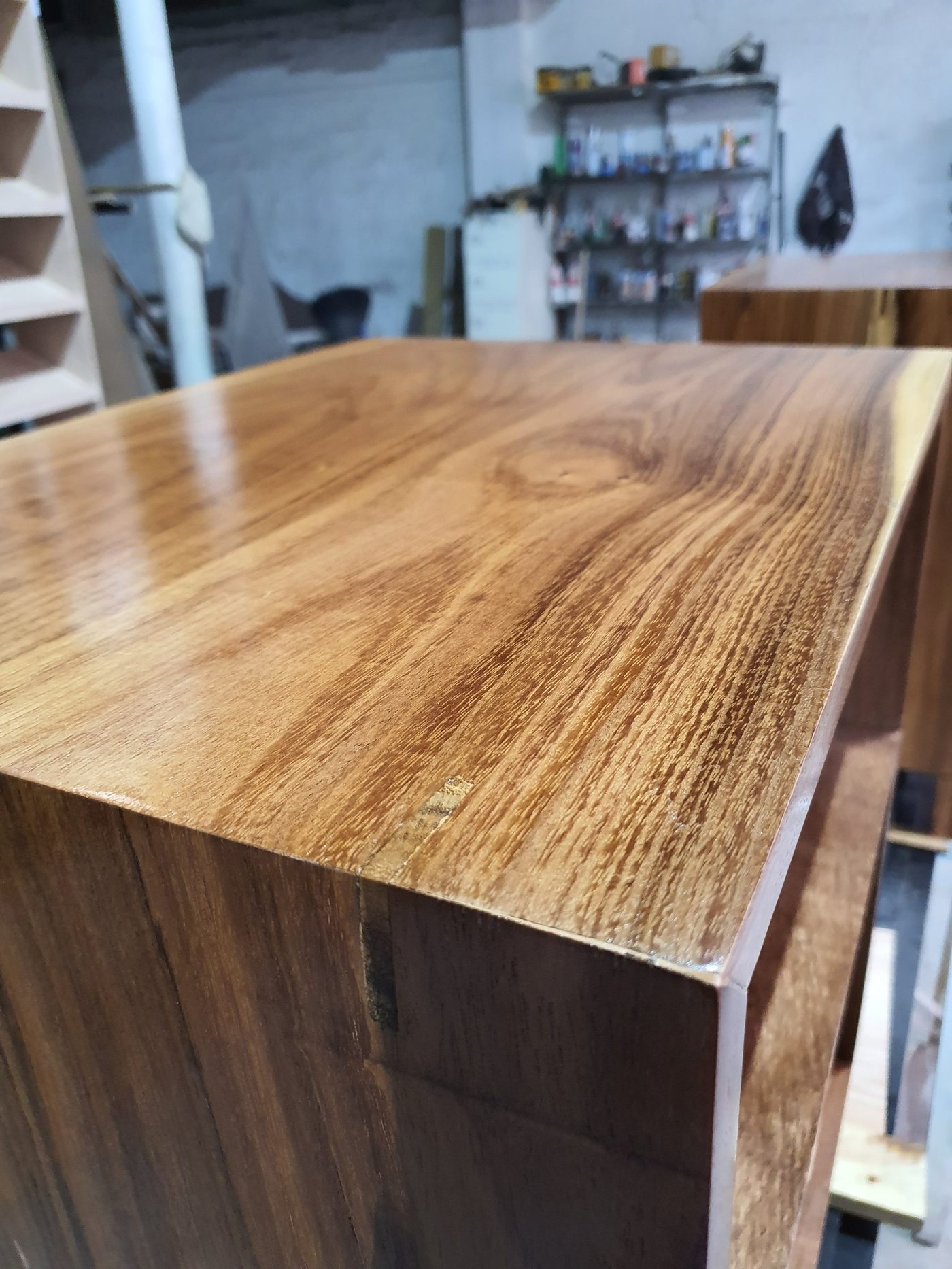 wood slab closeup